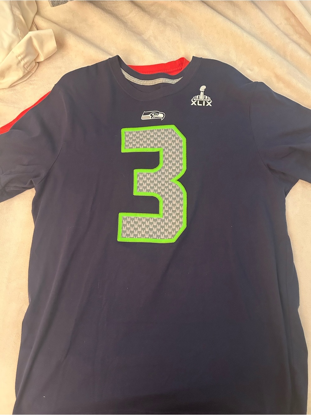 NFL Russell Wilson Superbowl Player Tee Like New
